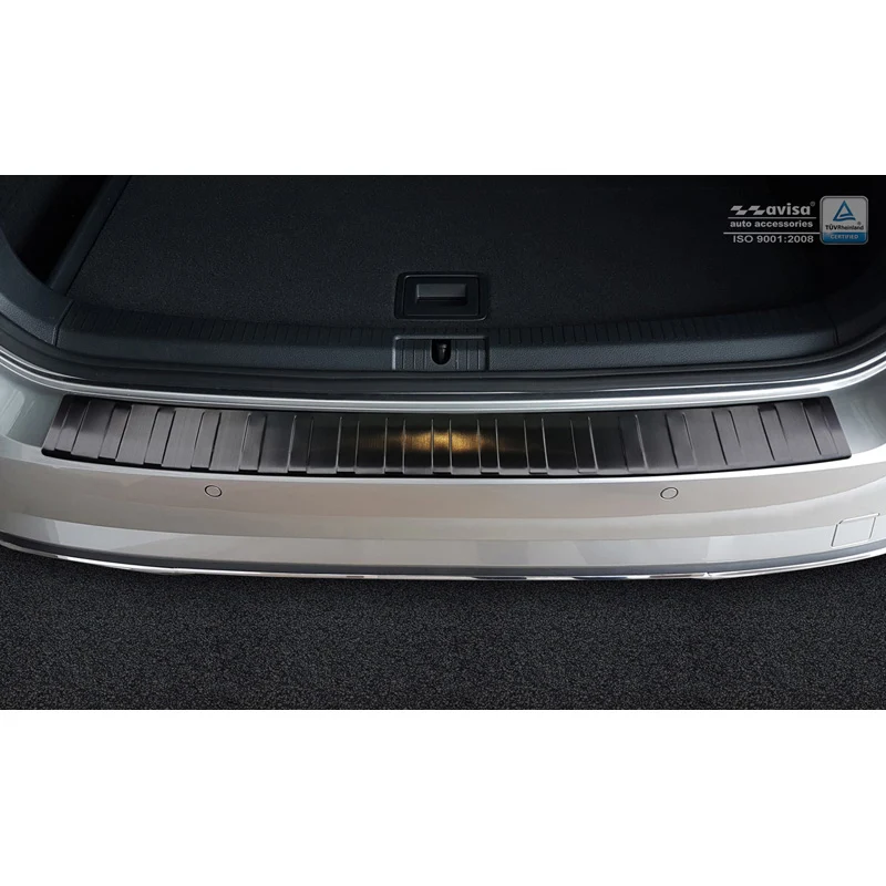 Avisa, Bagkofangerbeskytter, Sort, Rustfritstål, passer til Volkswagen Golf VII Variant Facelift incl. R-Line & Alltrack 2...