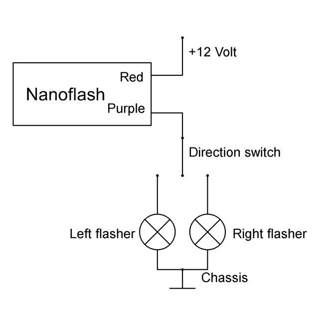 Axel Joost Elektronik Nanoflash Flasher Relæ