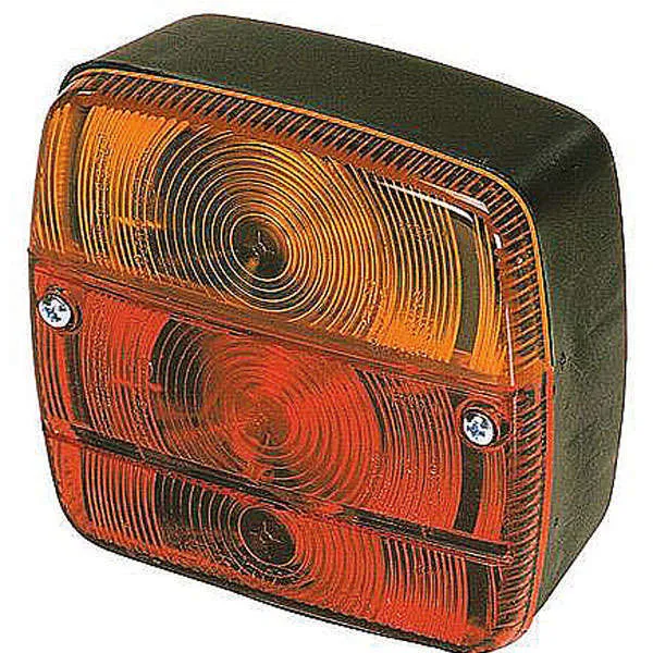 Baglygte 119x102x51 mm, højre/venstre m/nummerpladelys