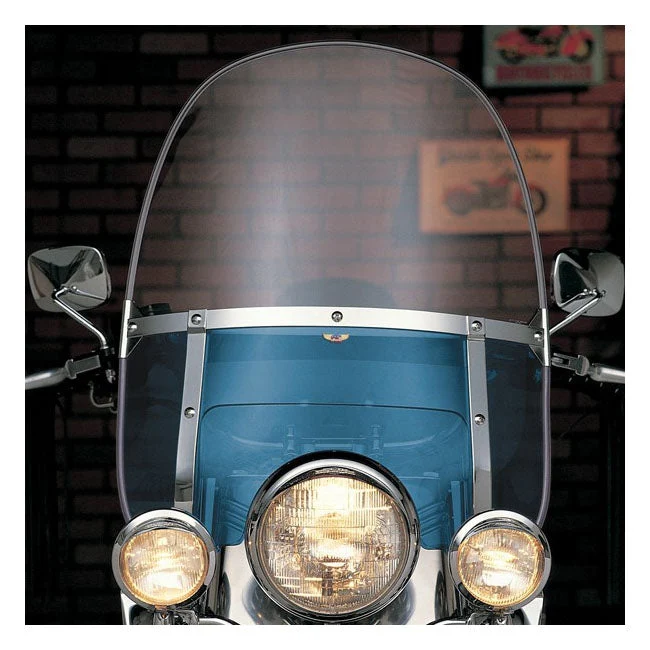 NC Beaded Heavy Duty forrude blå FL 49-59; FL Softail 87-17; FXWG 80-83; FXDWG 93-05