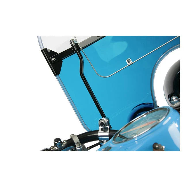 NC Beaded Lower Windshield Blue Knucklehead 36-47; Panhead 48