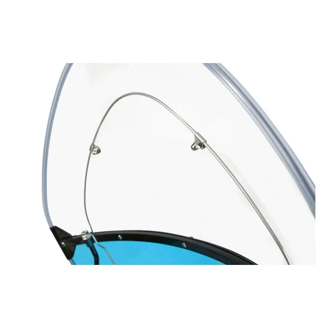 NC Beaded Lower Windshield Blue Knucklehead 36-47; Panhead 48