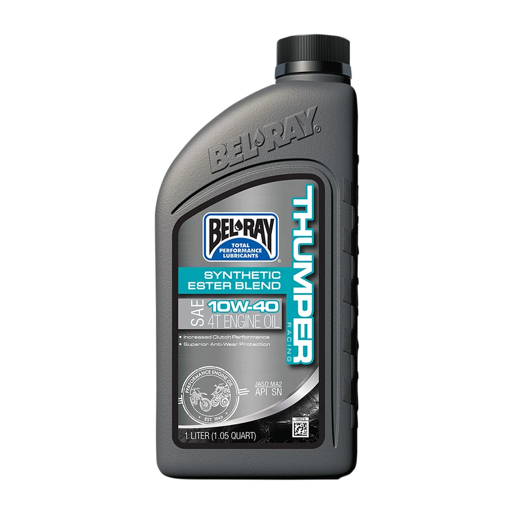 Bel-Ray Thumper Racing syntetisk blandet motorolie 10W-40 1L