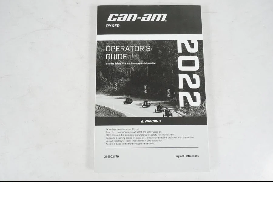 Brugsanvisning Can-Am