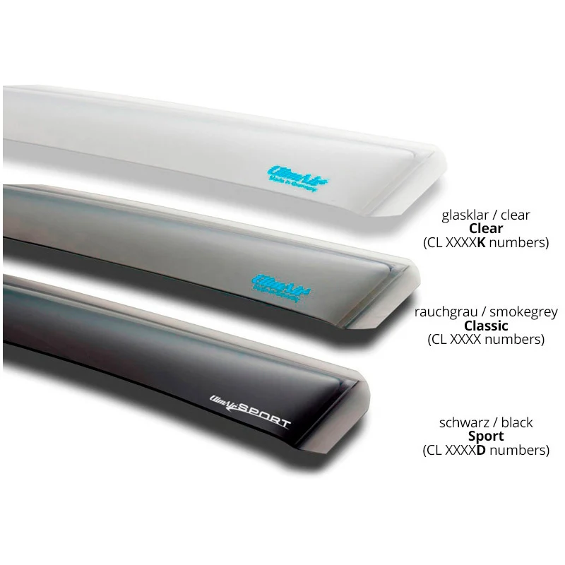 ClimAir, Vindafvisere til bagdøre, Klare, passer til Renault Austral 2022-