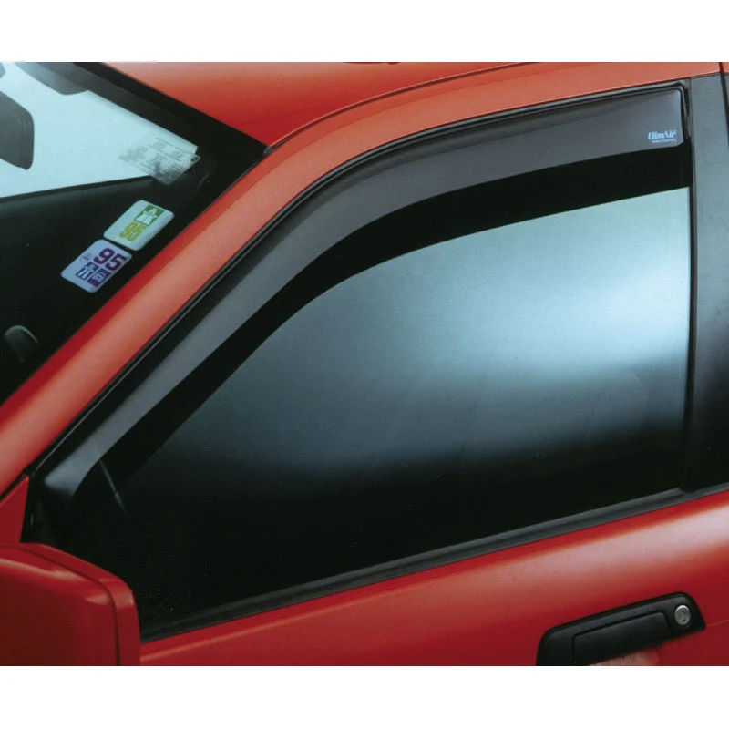 ClimAir, Vindafvisere til fordøre, Røgfarvet, passer til Volkswagen Lupo 3 døre 3L Tdi+Gti 1998-2005 / Seat Arosa 3 døre 2...
