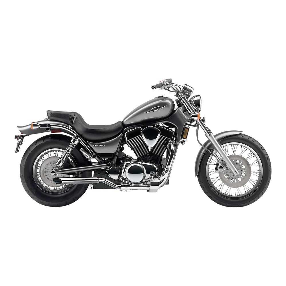 Cobra Dual Side Slashcut Chrome Slip-On-lyddæmpere til Suzuki