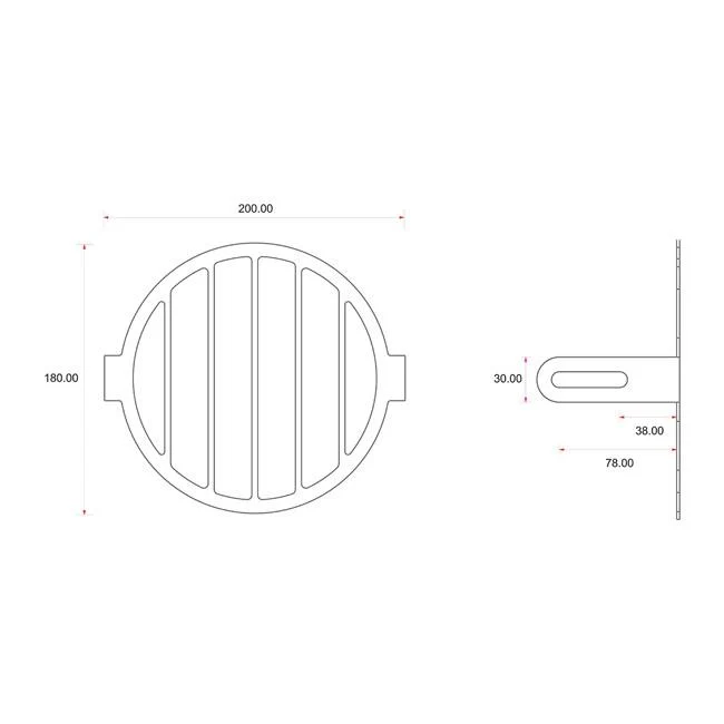 C-Racer Forlygtegrill nr. 2