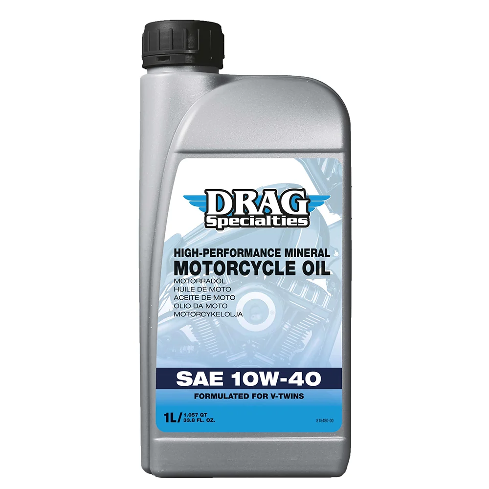 Drag Specialties Mineralsk motorolie 10W-40 1L