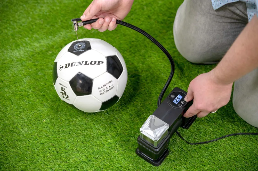 Dunlop Digital Luftkompressor og Dækpumpe - 150 PSI / 10 BAR - 12V