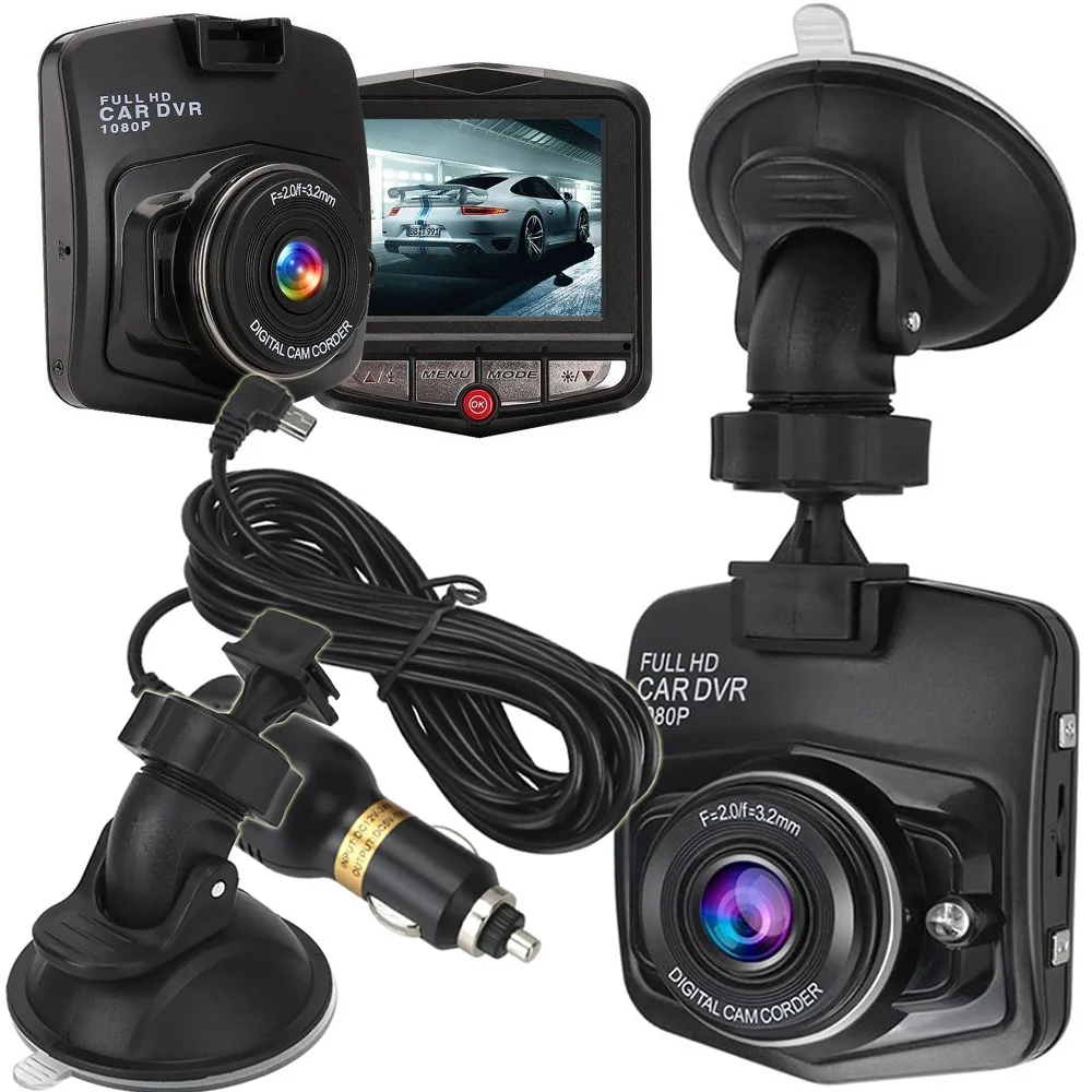 Fuld HD Dashcam med Indbygget Skærm