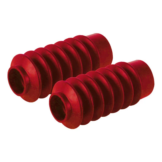 Gaffelstøvler til 41 mm gaffelrør Rød