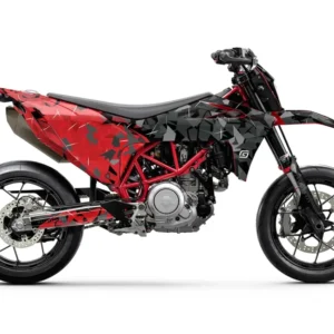 GASGAS SM 700 DEKOR - "Flake" (Sort/Rød)