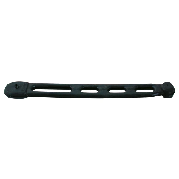 Gummistrop 200mm, Sort, Gummi