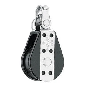 Harken Big Bulletblok 38 mm enkelt, sjækkel