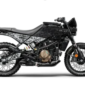 Husqvarna 401 Svartpilen DEKOR - "Polyatomic" (Sort/Grå)