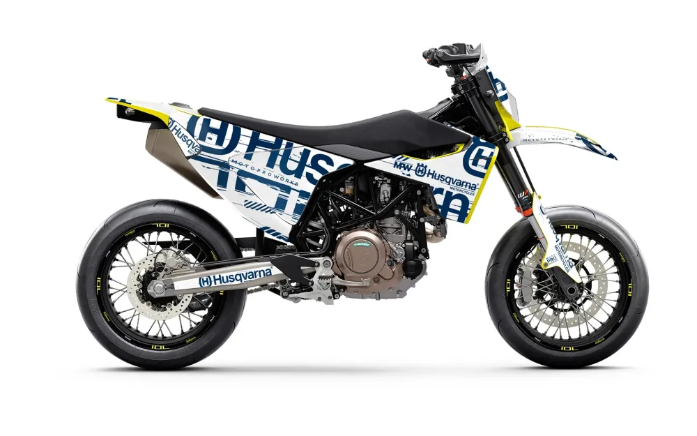 Husqvarna 701 Enduro DEKOR - "Disruptor" (Hvid)