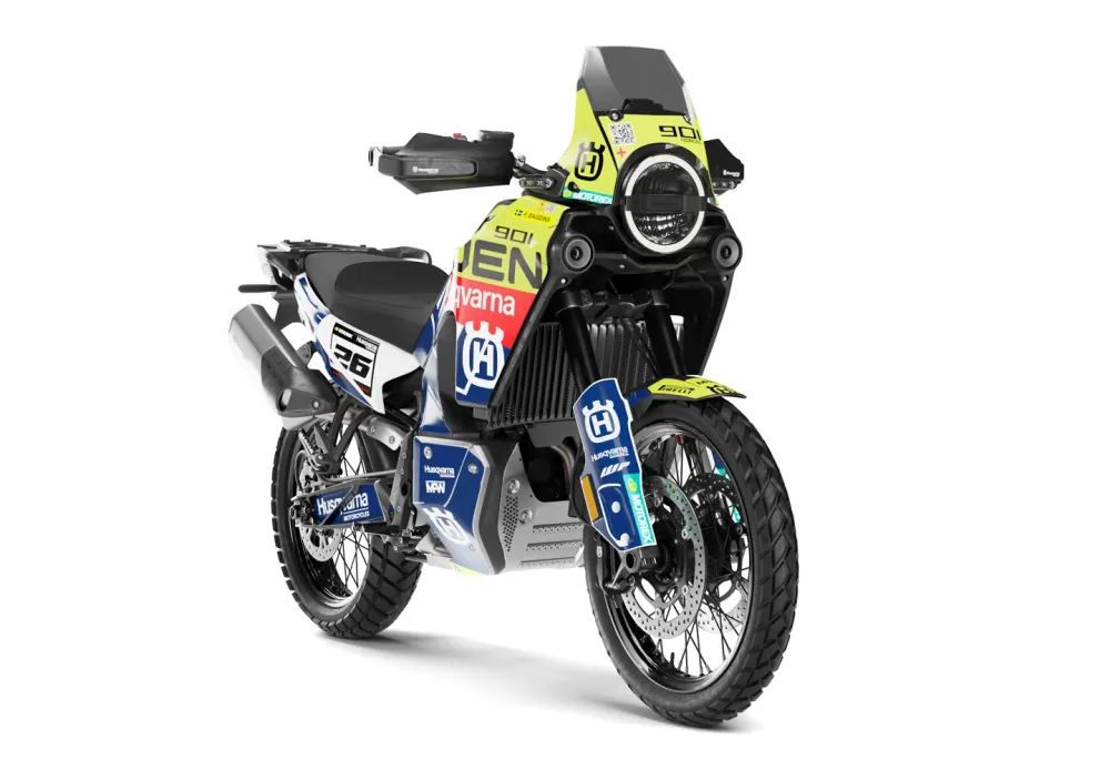 HUSQVARNA Norden 901 DEKOR - “P1” (Blå/Rød)
