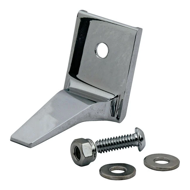 Jiffy Stand Extension Tab Kit Chrome Softail 07-17