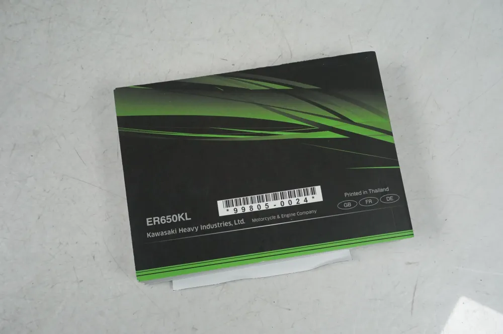 Brugsanvisning Kawasaki
