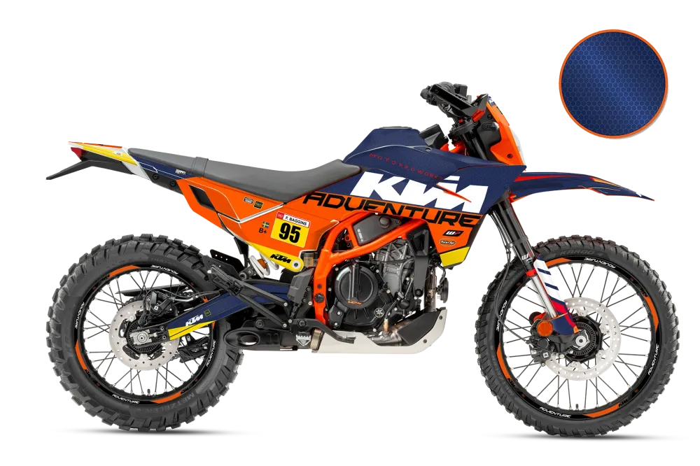 KTM 125 Enduro R DEKOR - "Waypointer" (Dawn/Honeycomb)