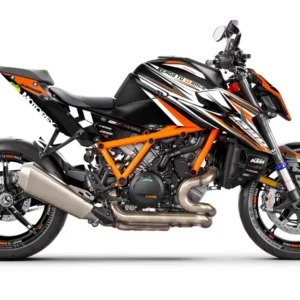 KTM 1390 Super Duke R/Evo DEKOR - "Vortex" (Sort/Orange)