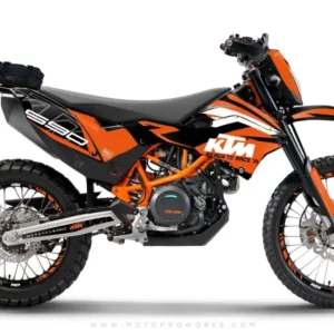 KTM 690 Enduro DEKOR - "ABSTRAKT" (orange/sort)