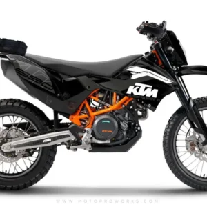 KTM 690 ENDURO DEKOR - "ABSTRAKT" (sort/grå)
