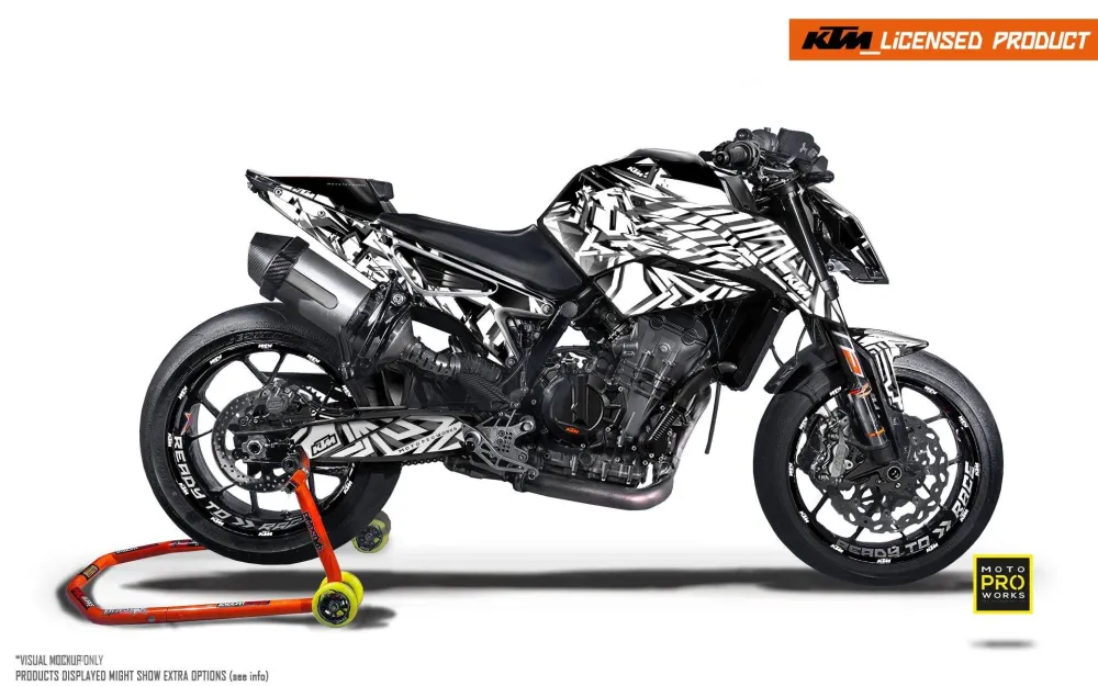 KTM 790/890 Duke DEKOR - "Attack" (White)