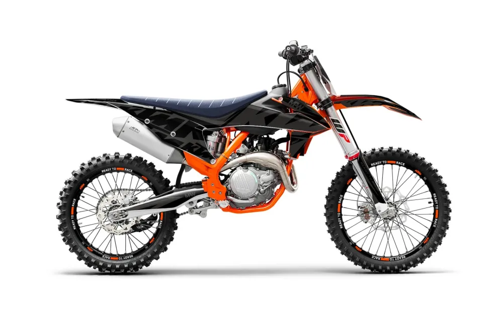 KTM XC / XC-F / XC-W DEKOR - "Kickdrift" (Sort)