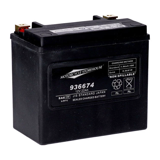 MCS 12V AGM-batteri 22Ah 325CCA