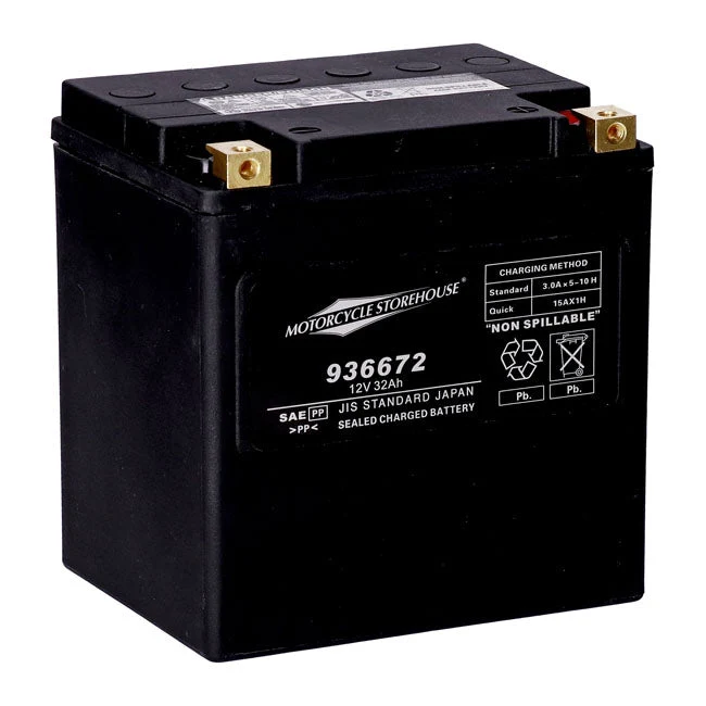 MCS 12V AGM-batteri 32Ah 450CCA