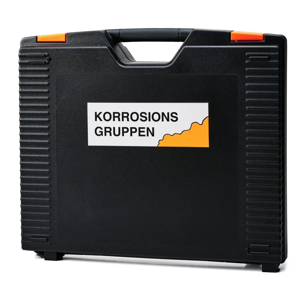 Målesæt til skibe / maritim brug, voltmeter inklusive målekabler og Ag/AgCl-reference