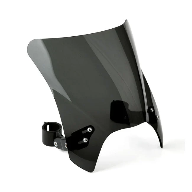 NC Mohawk Universal Windshield Black Lige beslag Gaffelben op til 43 mm