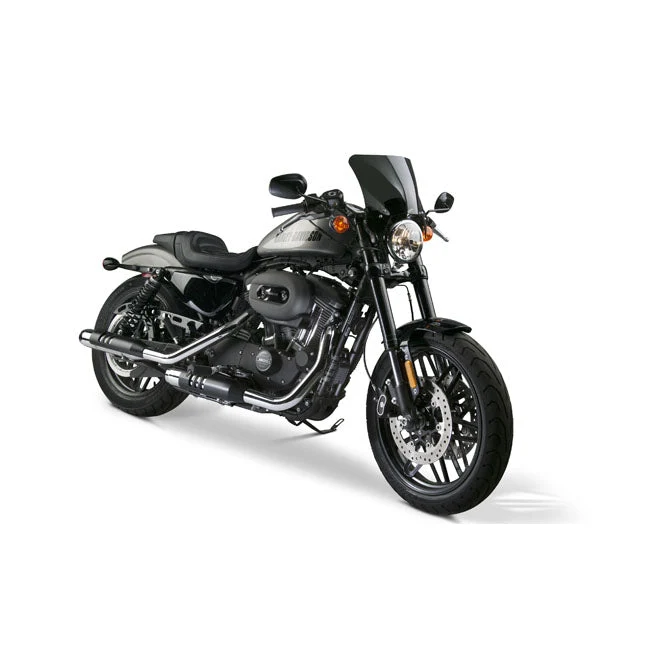 NC Mohawk Universal Windshield Black Lige beslag Gaffelben op til 43 mm