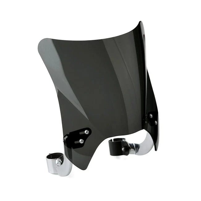 NC Mohawk Universal Windshield Chrome Curved bracket Gaffelben 44-51mm