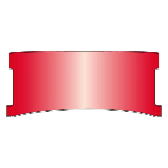 NC nedre forrude justerbar rød Panhead 49-59