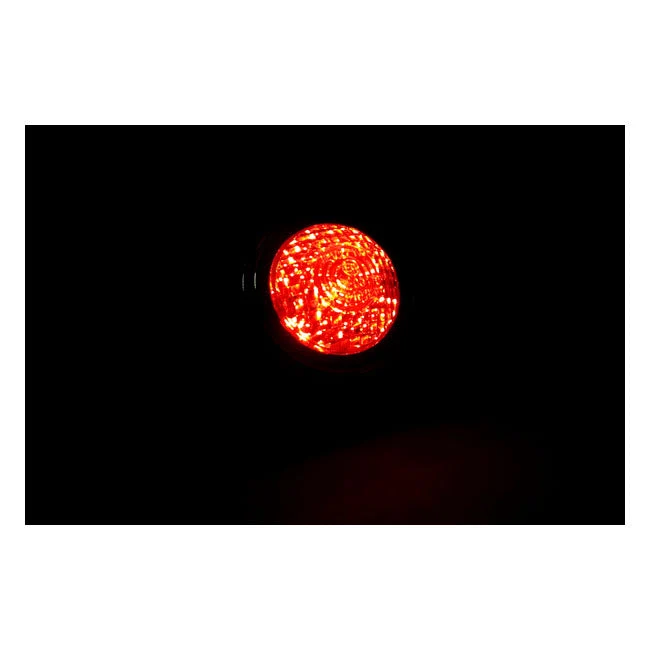 Old School Type 1 LED-baglygte krom klar linse