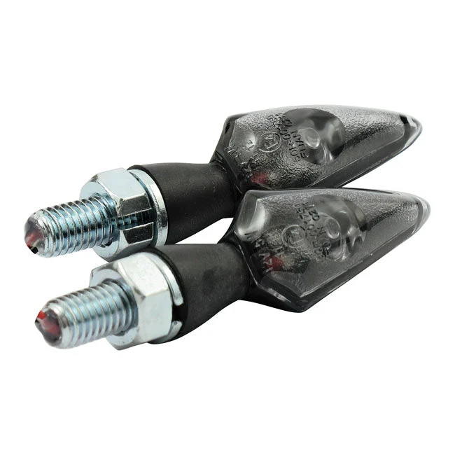 Power Stream LED-blinklys Sort røgfarvet linse