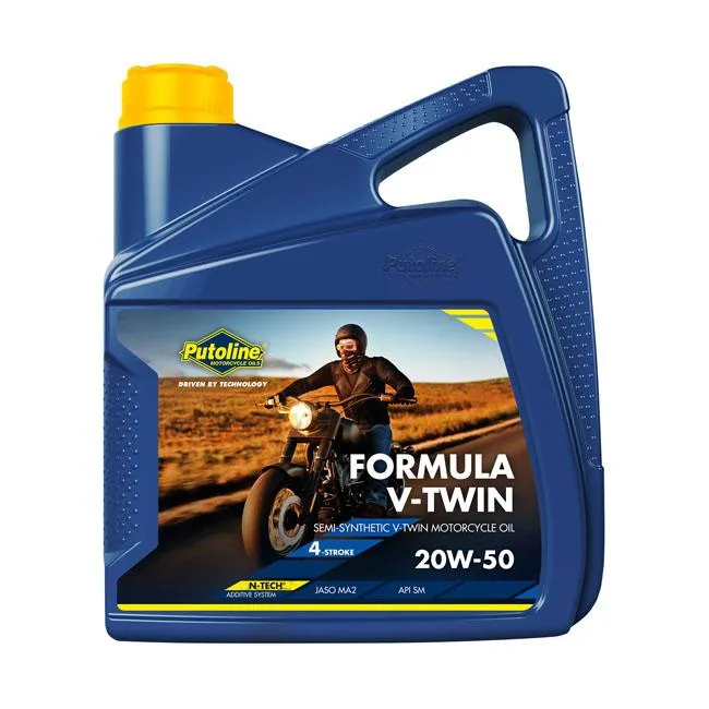Putoline Formula V-Twin motorolie halvsyntetisk 20W-50 4L