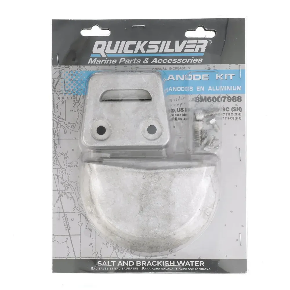 Quicksilver, Aluminium Anode Kit, 8M6007988, Til Volvo SX Sterndrive