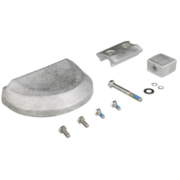 Quicksilver, Aluminium anodesæt, 8M6008001, Til BRP/OMC Cobra sterndrev
