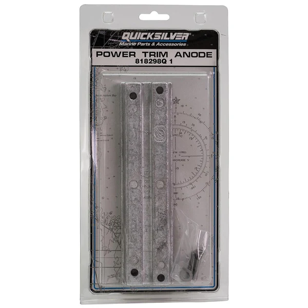 Quicksilver, aluminiumsanode, 818298Q1, til Mercury/Mariner, 30/40 FourStroke, 40-90 hk