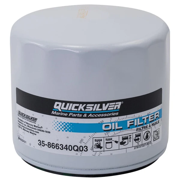 Quicksilver, Oliefilter, 866340Q03, Til MerCruiser sterndrev og indenbordsmotorer