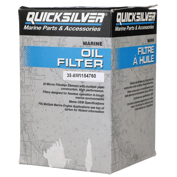 Quicksilver, Oliefilter, 8M0154760, Til marinemotorer