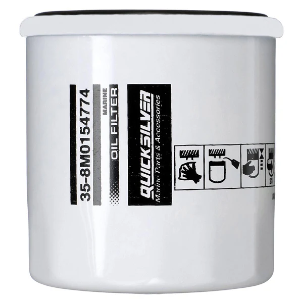 Quicksilver, Oliefilter, 8M0154774, Til marinemotorer, Yamaha 1995-2000