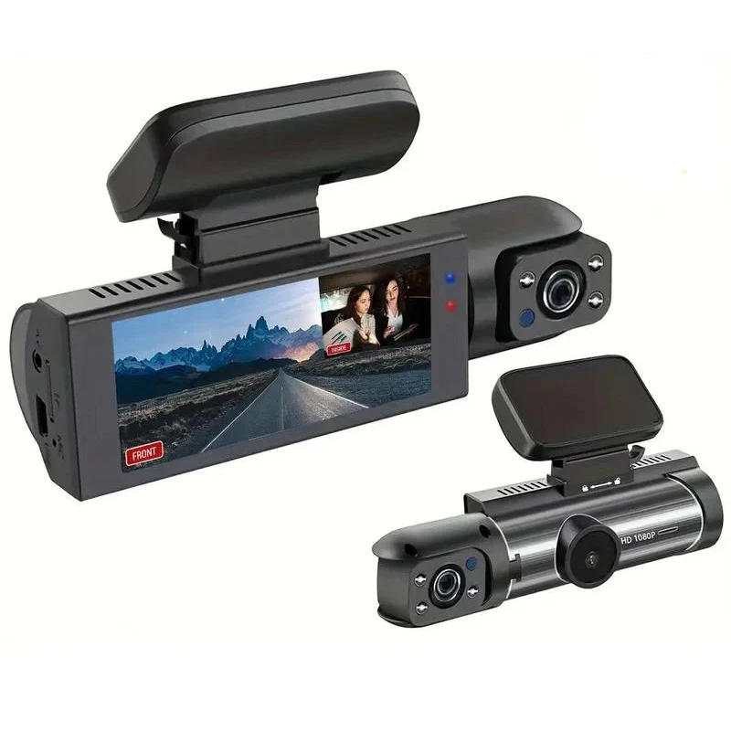 SAKER Dashcam med front og bagkamera