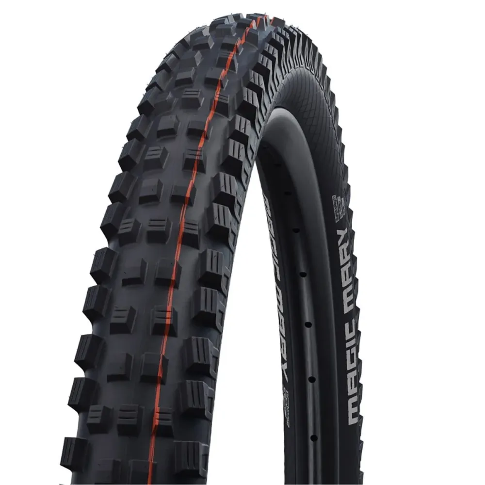 SCHWALBE MAGIC MARY 27.5x2.80 ADDIX SOFT SUPERTRAIL Tubeless Ready Soft Black-dæk