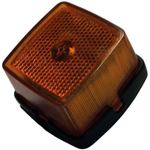 Sidemarkeringslygte orange 62x65x40 mm