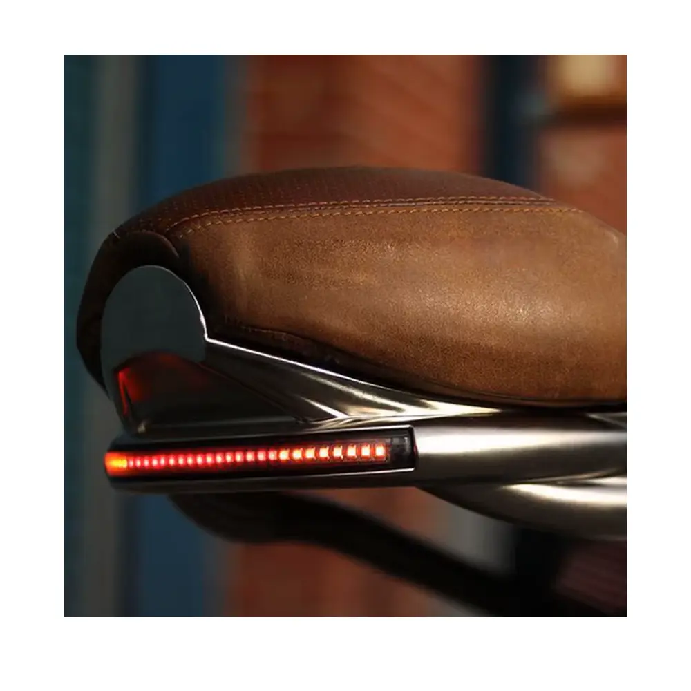 SMP 3 i 1 LED-motorcykelbaglygte / blinklys fleksibel strimmel